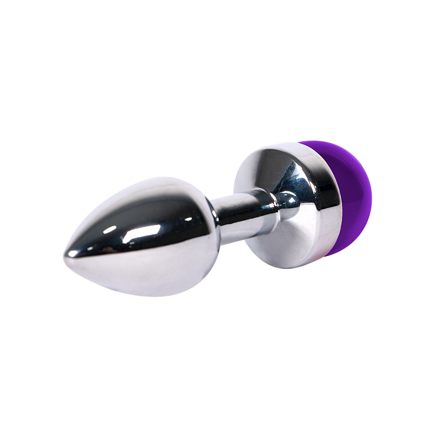 Plug Anal Ball Gema Morada