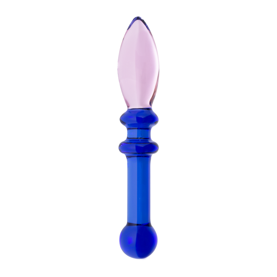 Dildo Vidrio Crystal Blue