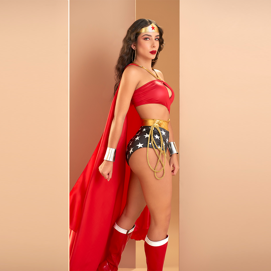 Disfraz Golden Age Wonder Woman Rojo