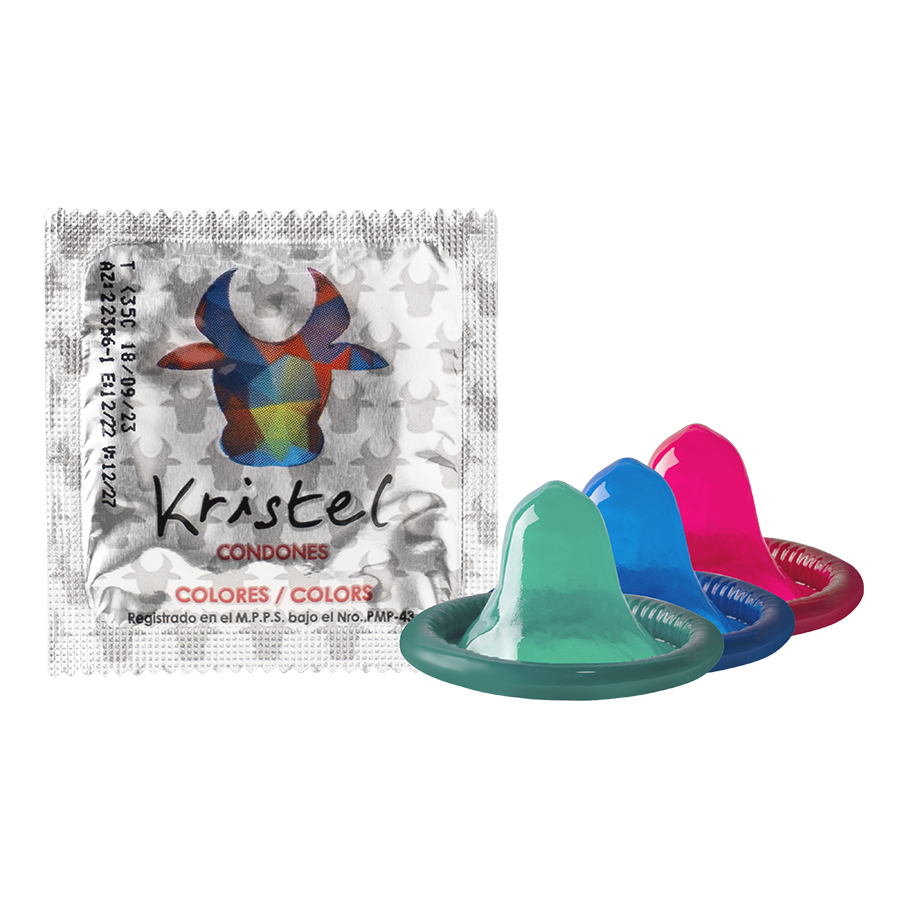 Condón Kristel Colores Surtidos x 1 Unidad