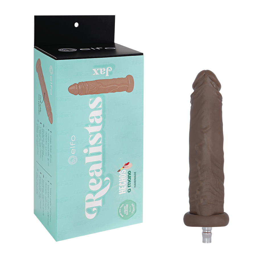 Dildo Jax Chocolate Compatible con Lovense Machine