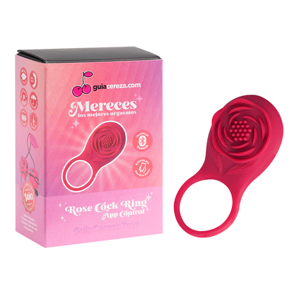 Rose Cock Ring Controlado por APP Global