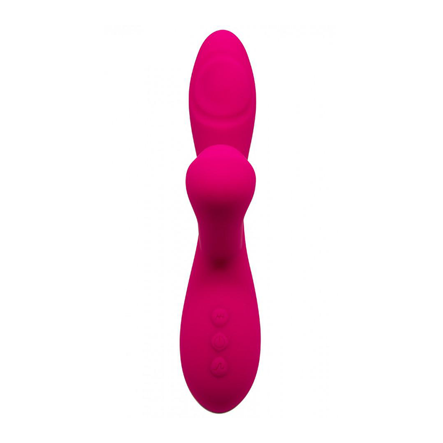 Vibrador Doble Estimulación Caribbean Shine Fucsia