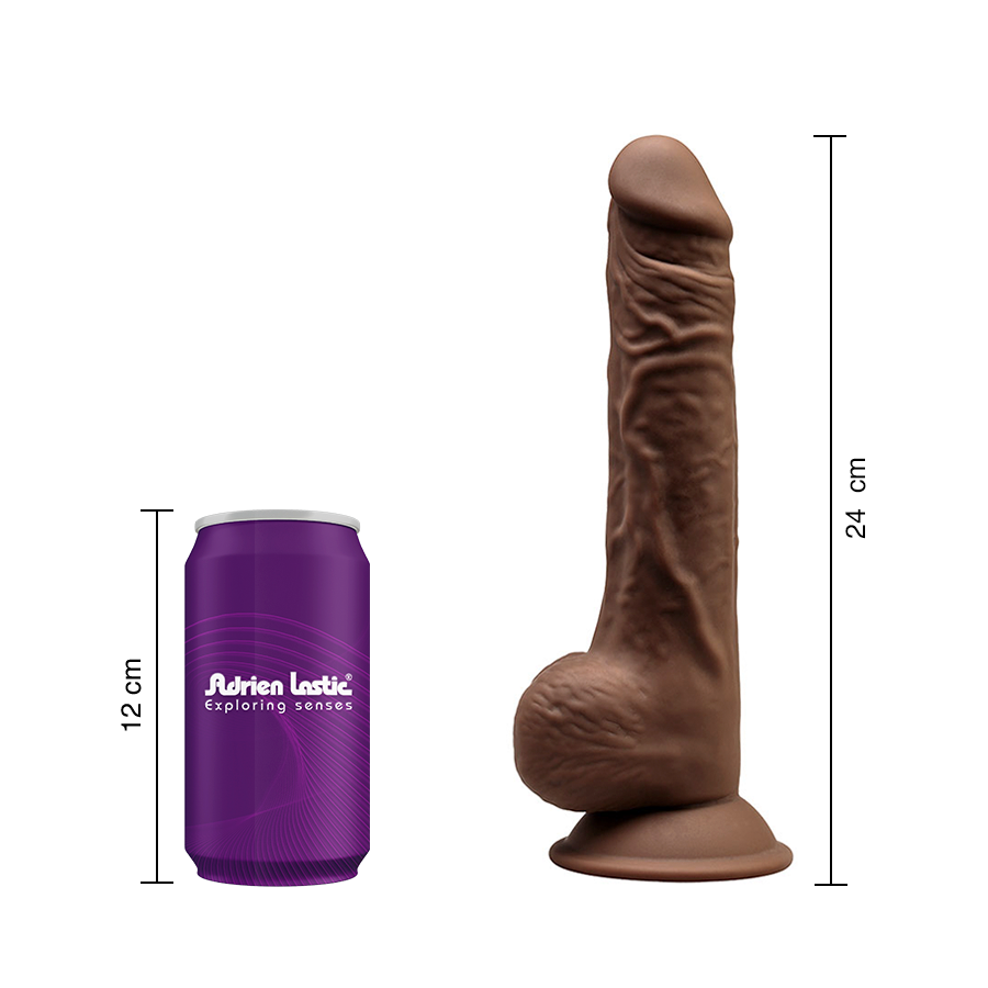 Dildo Realista Model  (9.5") Brown