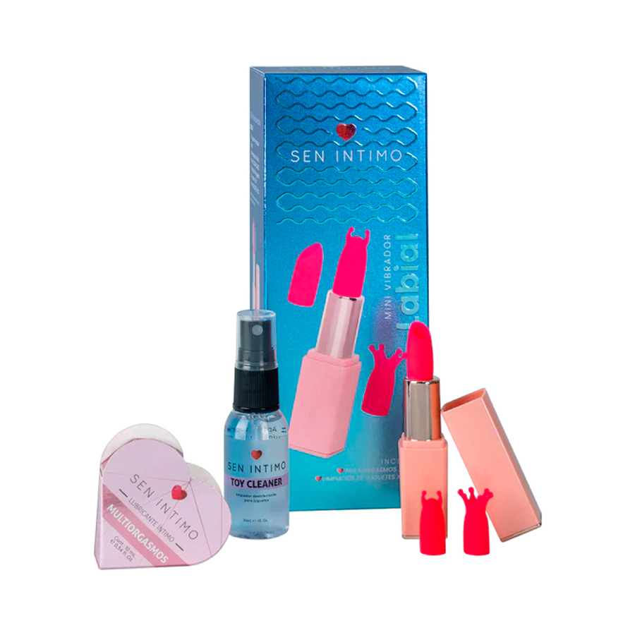 Kit Mini Vibrador Labial Sen Intimo