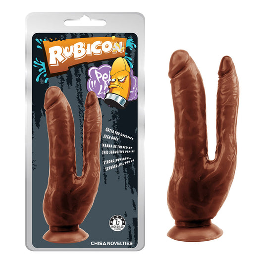 Dildo Dark Magic Dual Penis Brown