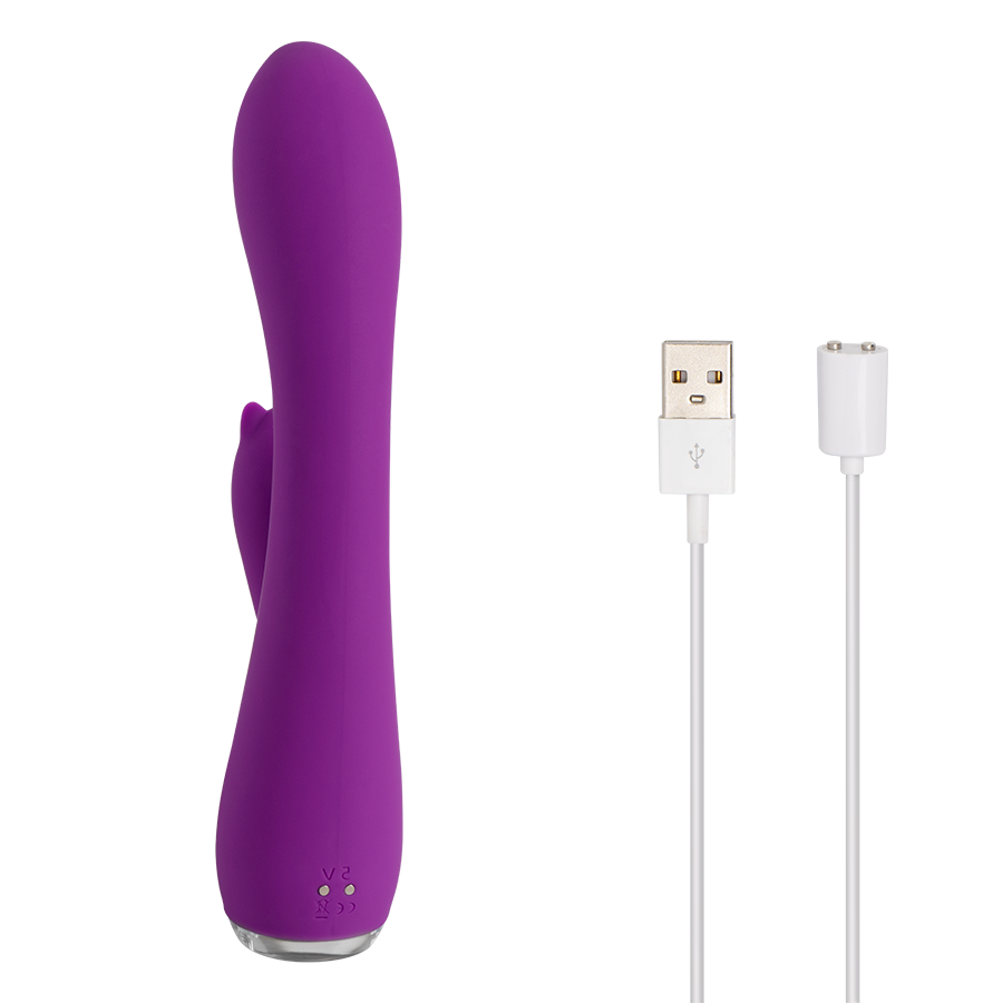 Vibrador Doble Estimulación Fanny Purple