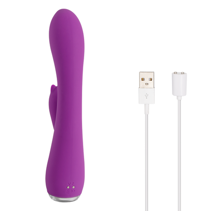 Vibrador Doble Estimulación Fanny Purple