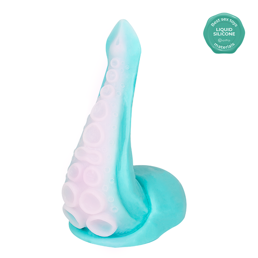 Dildo Mediano Kraken Rosa Celeste