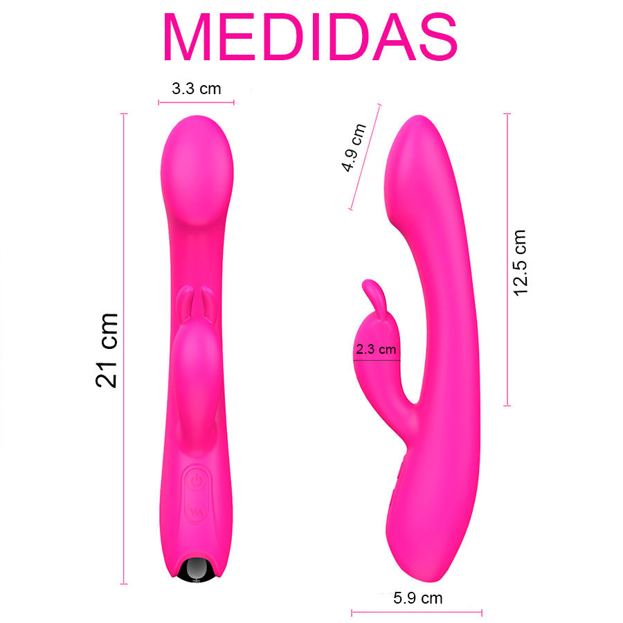 Vibrador Doble Estimulación Anas Pink