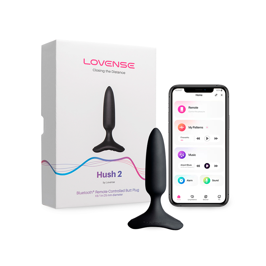 Vibrador Anal Hush 2 Controlado por APP (1.0 pulgada) By Lovense