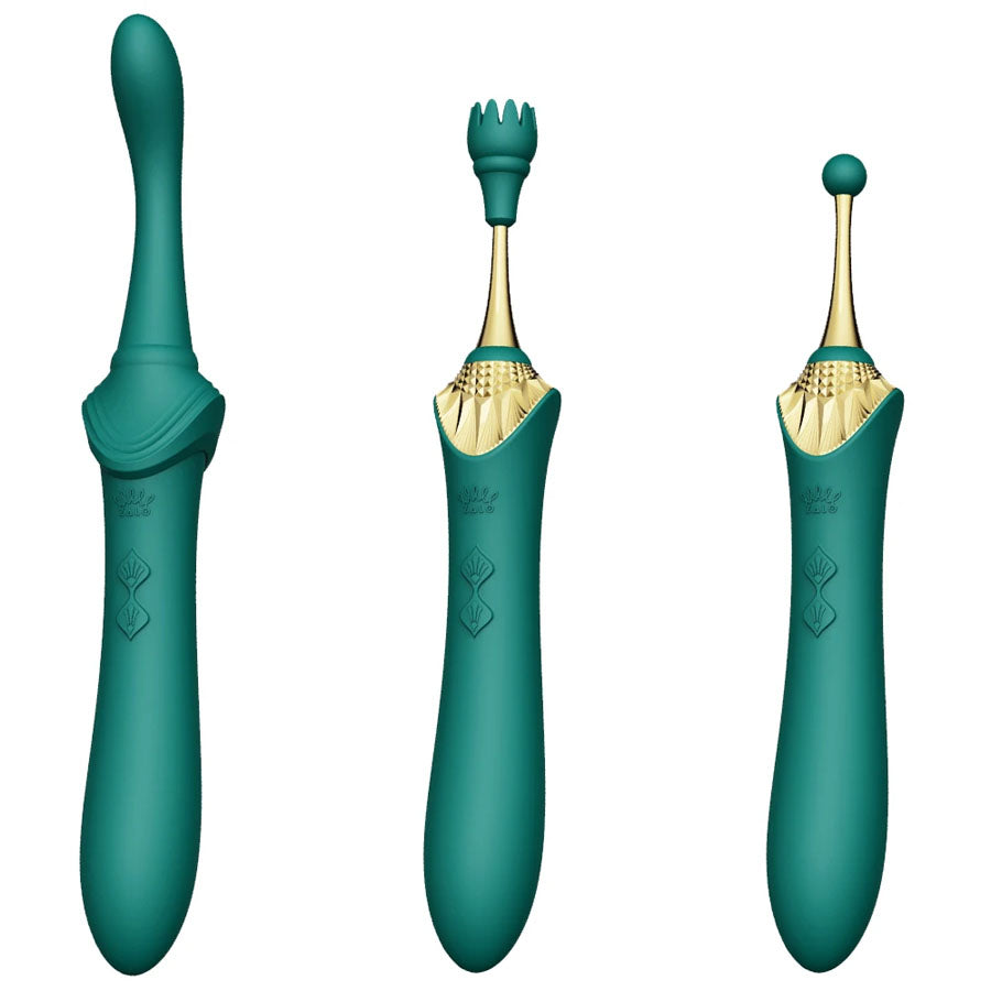 Vibrador Clitorial de Lujo Bess Turquoise Green