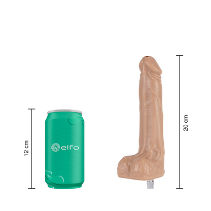 Dildo Paul Caramelo Compatible con ROBBOCOCK Machine