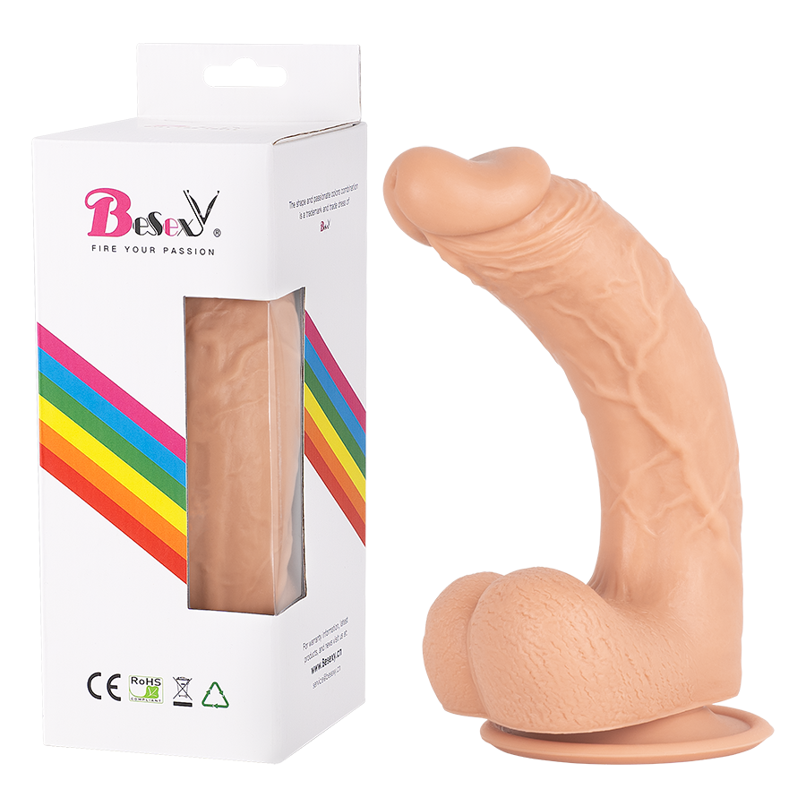 Dildo Big Ergonomic Flesh