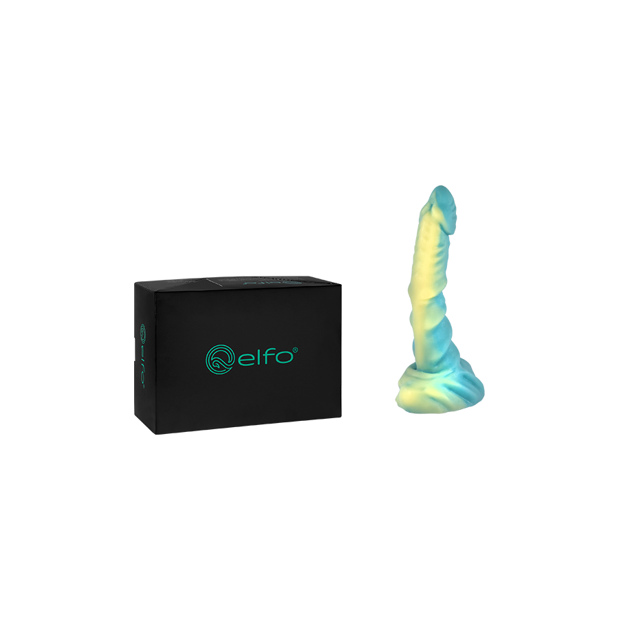 Dildo Anfibio Pequeño Amarillo Verde