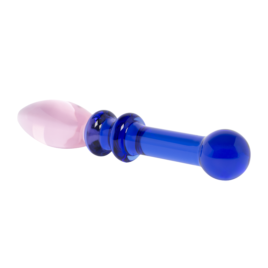 Dildo Vidrio Crystal Blue