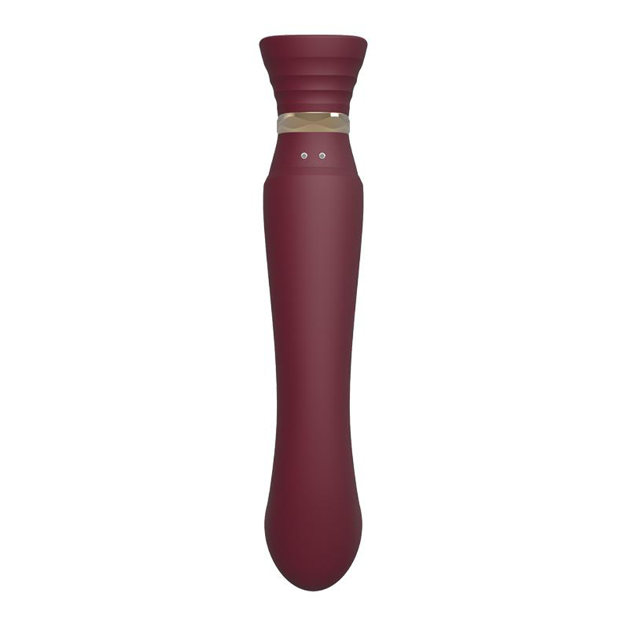 Set Vibrador de Lujo Queen Wine Red Controlado por APP Bluetooth by ZALO