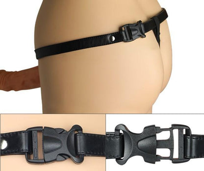 Vibrating Unisex Hollow Strap On