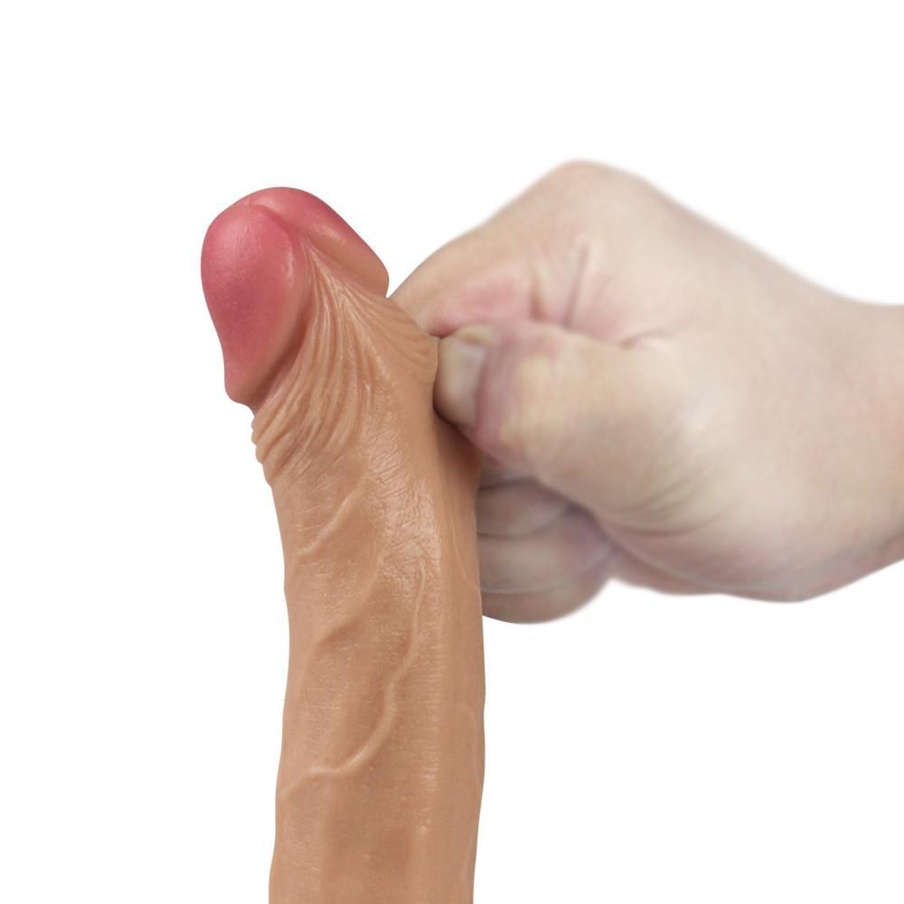 Dildo Silicone 7'' Dual  Platinum Flesh