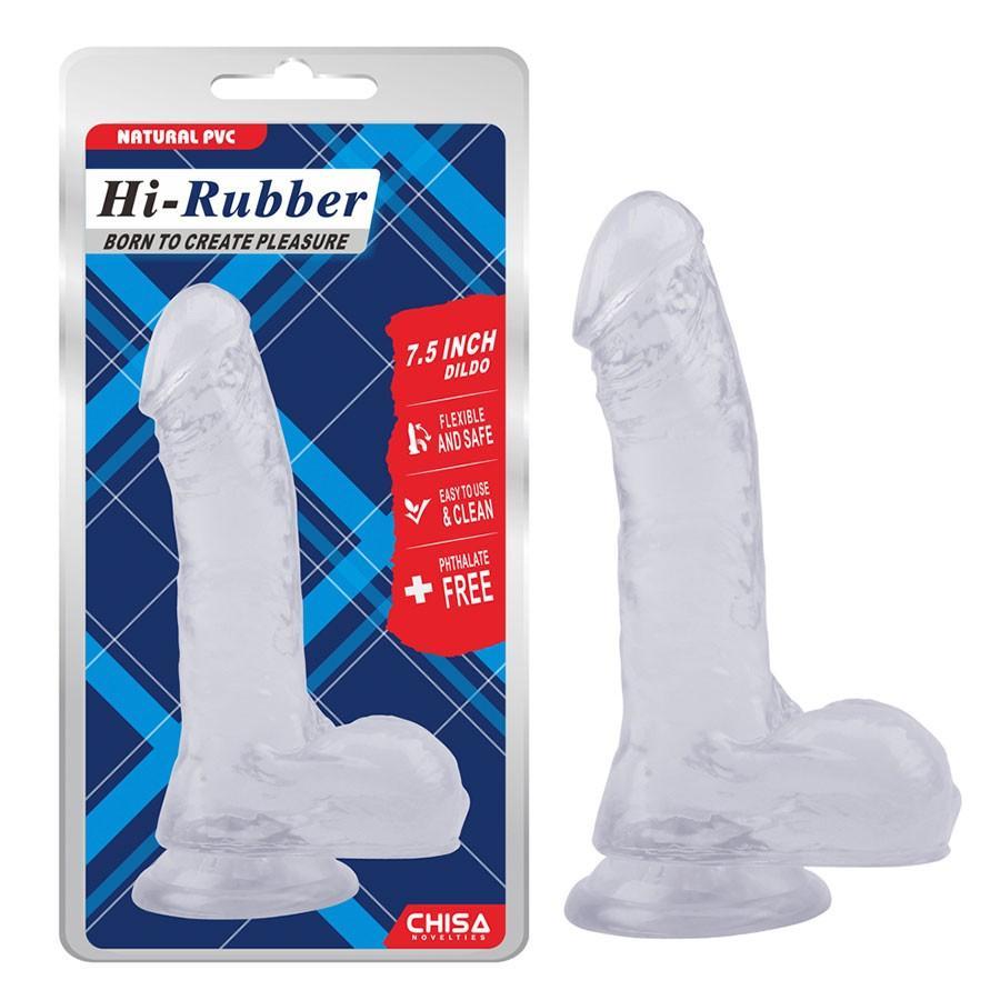 Dildo 7.5 Inch Clear