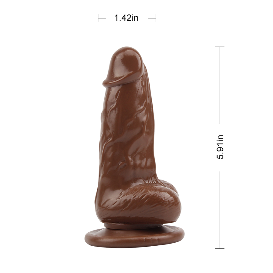 Dildo Jumbo Jack 6'' Brown