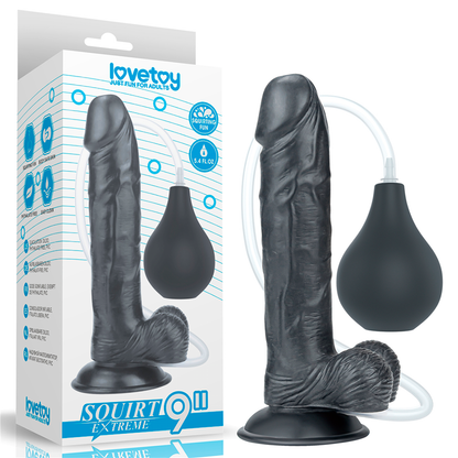 Dildo Squirt Extremo 9'' Black