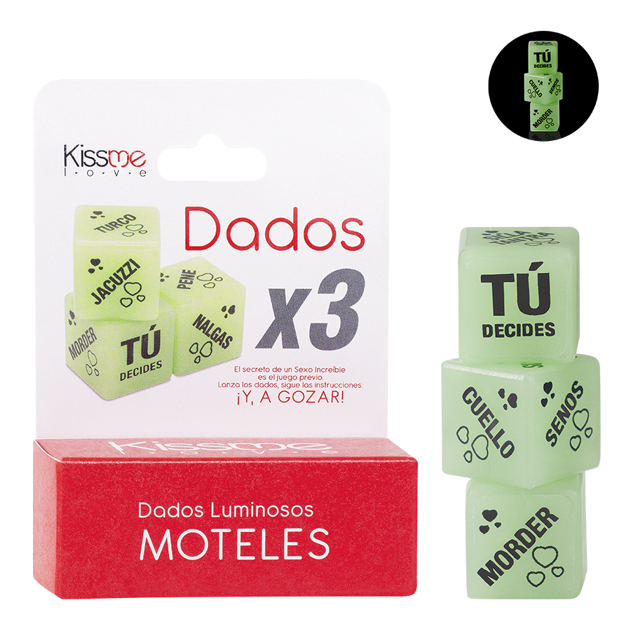 Dados Motel Luminosos X 3