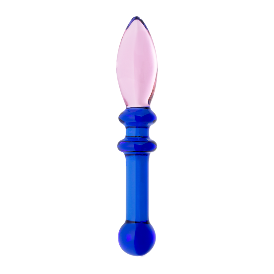 Dildo Vidrio Crystal Blue