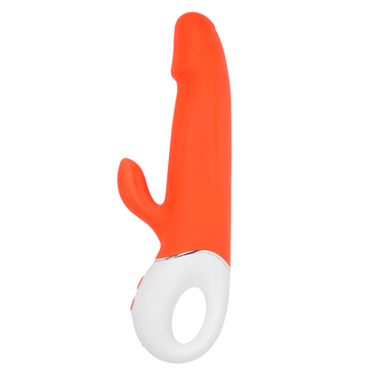 Vibrador Doble Estimulación Wave Naranja