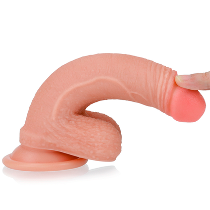 7'' Dual Layered Platinum Silicone Cock Flesh