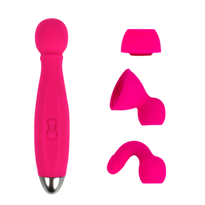 Masajeador vibrador Bowling + Accesorios