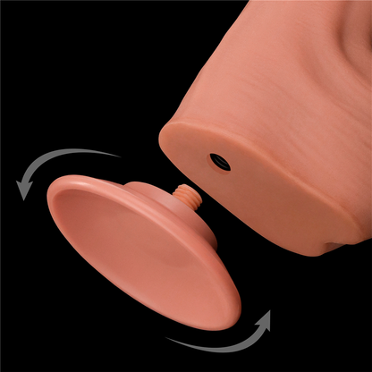 11.5'' King Sized Sliding Skin Dual Layer Dong Flesh