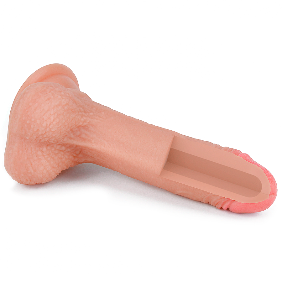 7'' Dual Layered Platinum Silicone Cock Flesh