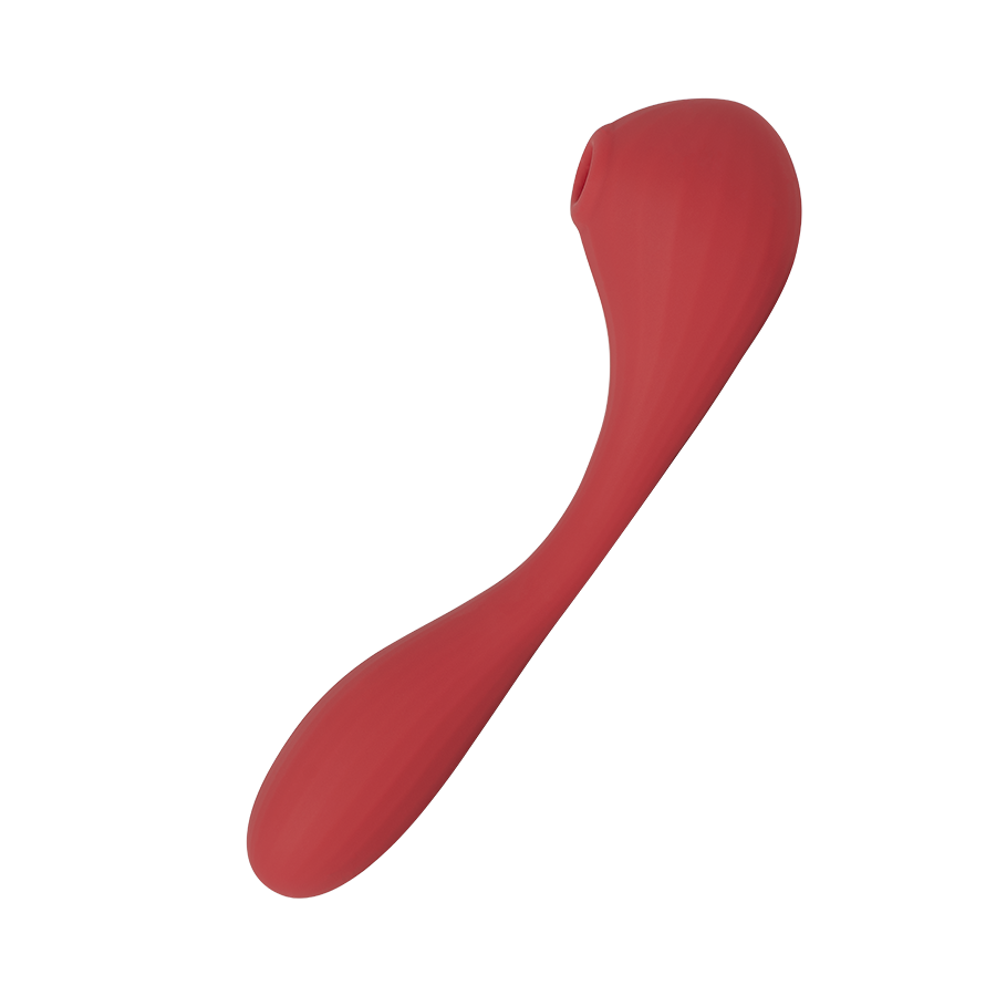 Estimulador Clitorial por Ondas y Vibrador Punto G con APP Magic Bobi Red