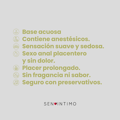Lubricante Íntimo Anal Desensibilizante x 30 ml by Sen Intimo