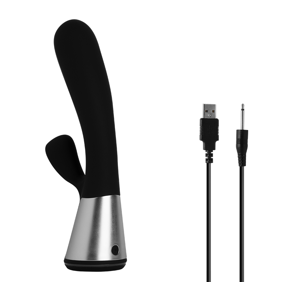 Vibrador Doble Estimulación Fuse Black Controlado por APP Global by Kiiro