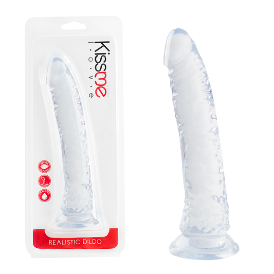Dildo Realistic Clear 8.26''