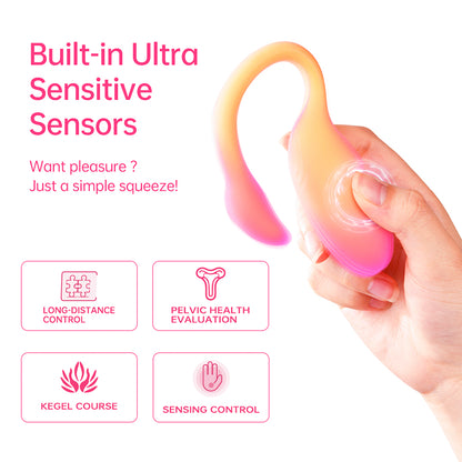 Vibrador Magic Flamingo Max Orange Controlado por APP Global