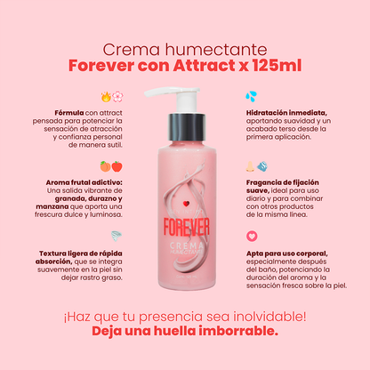 Crema Humectante con Phermonas Forever X 125 mL Sen Intimo