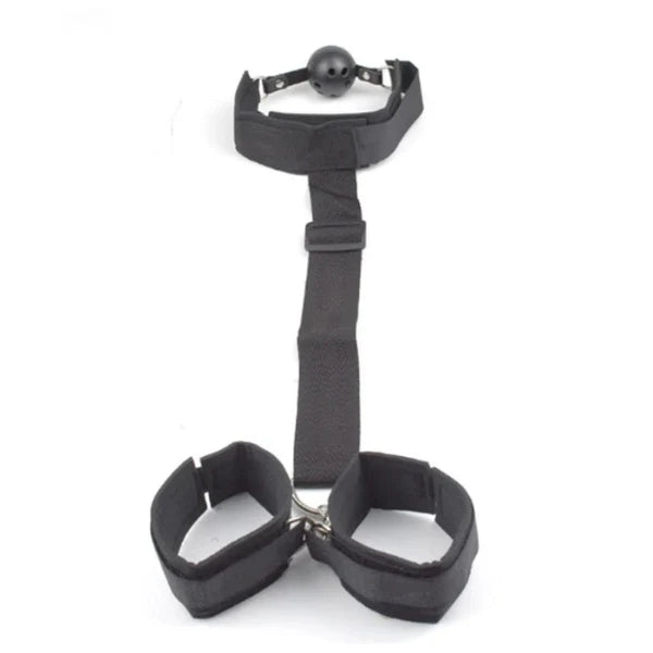 Ball Gag con Esposas Borat 2 en 1