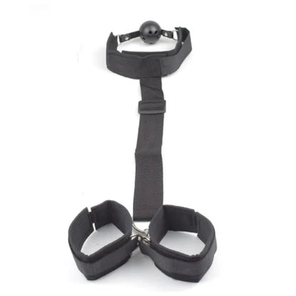 Ball Gag con Esposas Borat 2 en 1