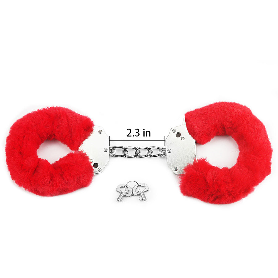 Esposas Fluffy Hand Cuff Red