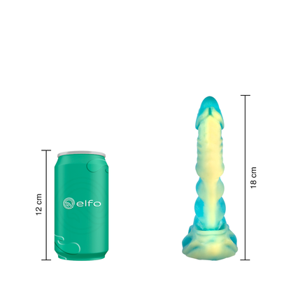 Dildo Anfibio Pequeño Amarillo Verde