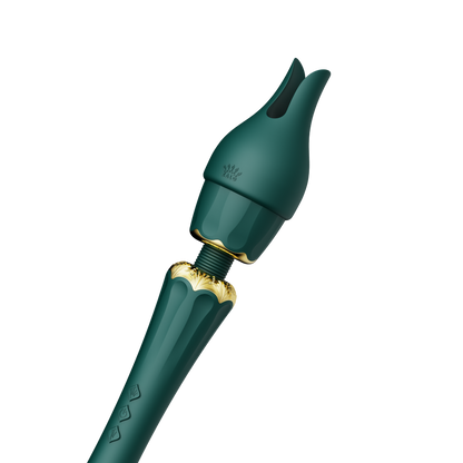 Vibrador de Lujo Kyro Turquoise Green