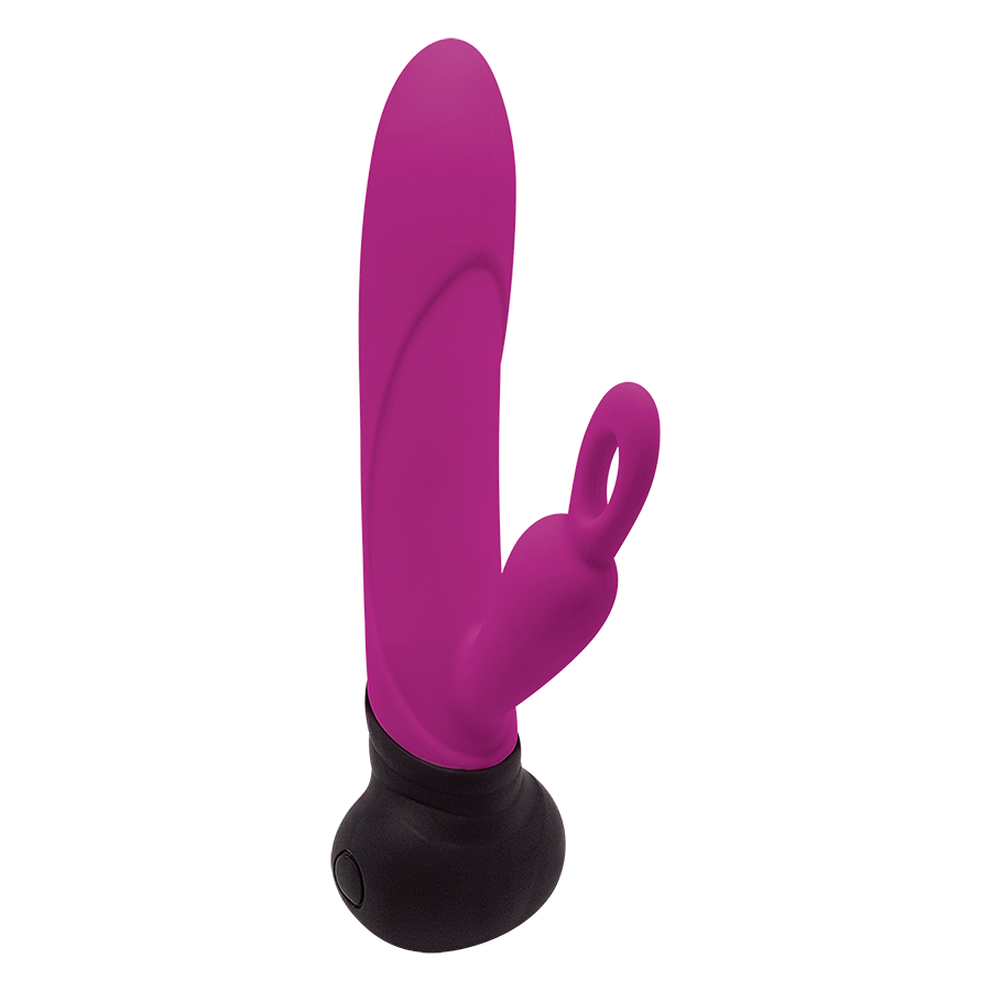 Vibrador Doble Estimulación Mini Bonnie  & Clyde Purple