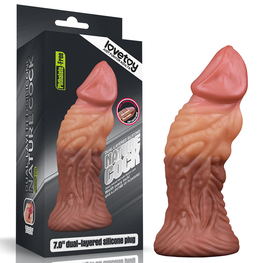 Dildo 7.0'' Dual Layered Platium