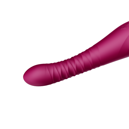 Vibrador de Lujo King Velvet Purple Controlado por APP Bluetooth by ZALO