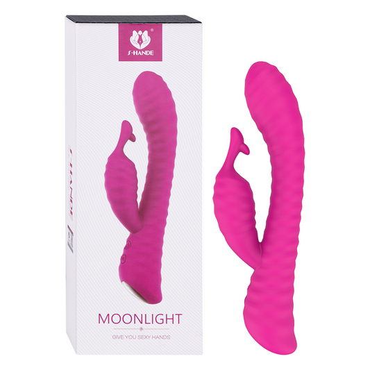 Vibrador Doble Estimulación Moonlight Pink