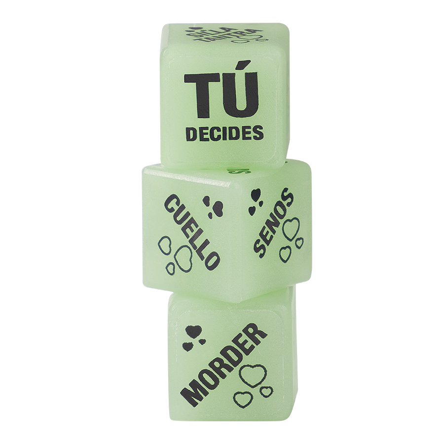 Dados Penitencia Luminosos X3