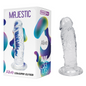 Dildo Majestic Clear New Jelly